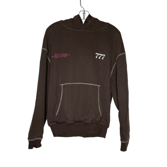 Cernucci Tops - Cernucci Cherub Print Hoodie